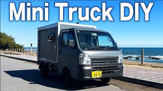 【Mini-truck DIY】Beginners try to create a mini truck camper.