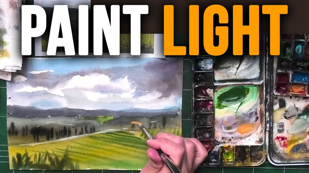 Как добиться светлых и свежих акварельных оттенков