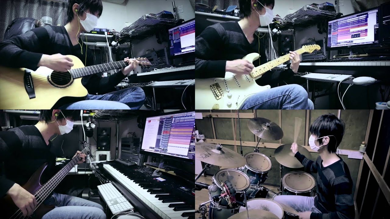 Green Day - Wake Me Up When September Ends(One Man Band All Instruments ...