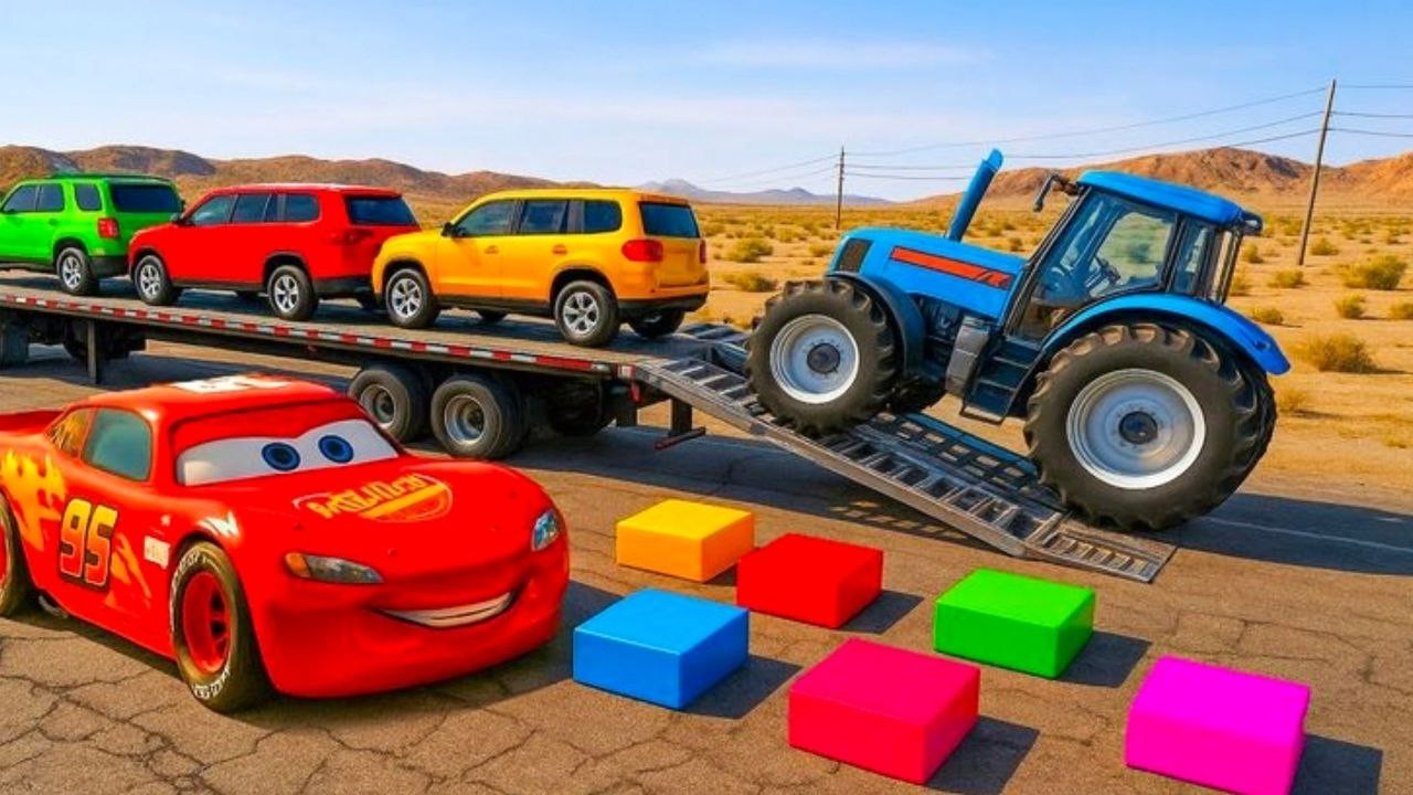 LIVE 🔴 Spider-Man vs Lightning McQueen vs Pixar CarsCrazy Mega Ramp | BeamNG Drive