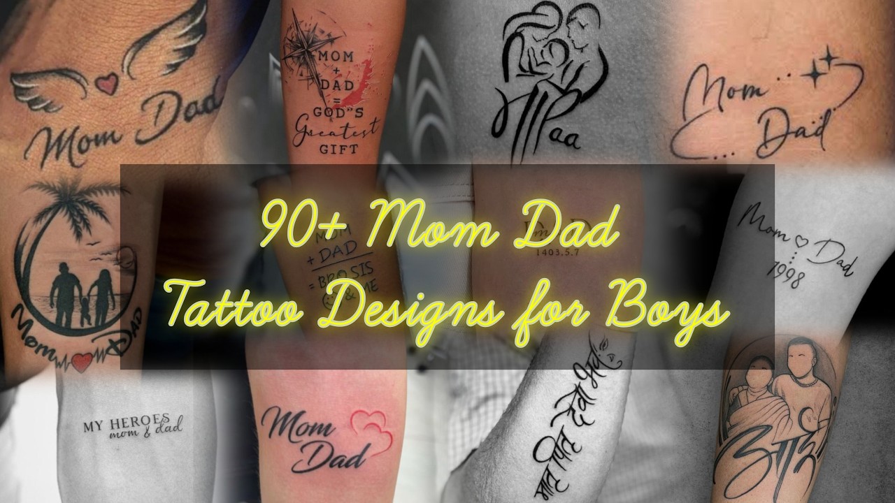 90+ Latest Mom Dad Tattoo Design For Boys |Trending Tattoo Design|Boys Stylish Tattoo Design