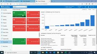 Acumatica Cloud ERP Project Accounting