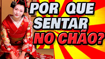 Por que os japoneses comem sentados no chão?