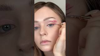 🌸🤍 CHERRY BLOSSOM makeup #youtube #eyemakeup #trending #tutorial #makeup #pinkmakeup #shorts