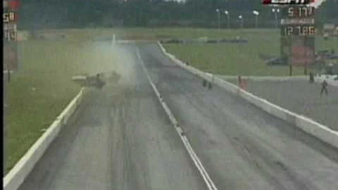 Daniel Wilkerson Bad Crash Ron Capps Memphis 2009 ...