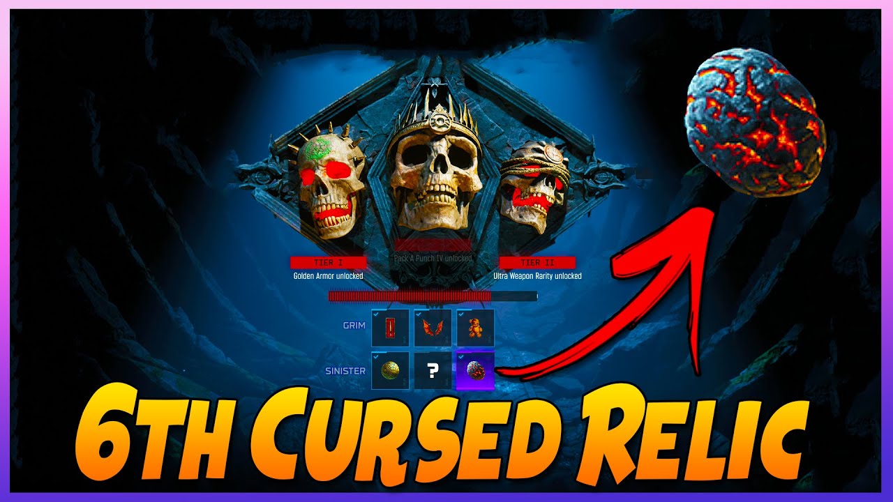 Cursed Relic Box How to Unlock Focusing Stone 6th Cursed Relic | BO7 Zombies - YouTube