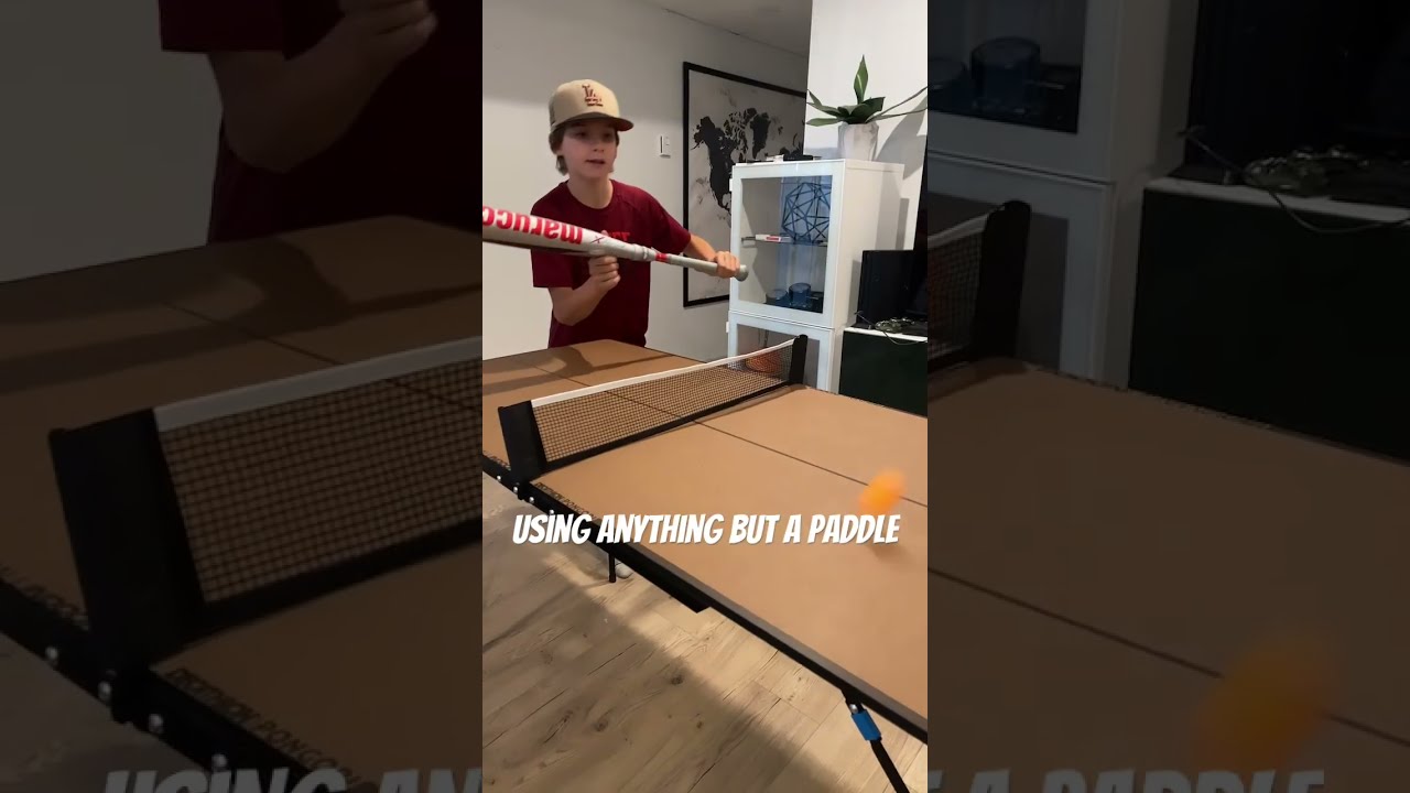 Using Anything But A Paddle Pingpong Funny Milliondollarbaby