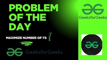 Maximize Number of 1