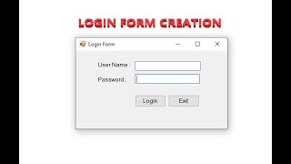 Create login form using vb. net | create login page in vb.net