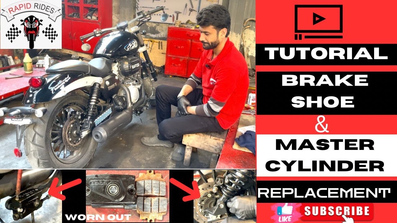 How To Replace Motorcycle Brake Pads Master cylinder and bleed brakes ...