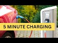 New ev battery charges under 5 minutes and is developed in usa
