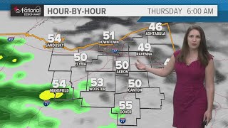 Cleveland area weather forecast: Rain arrives in the morning