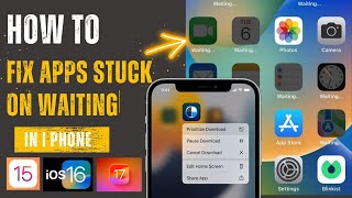 How To Fix App Stuck on Waiting During Download in iOS 16 | iOS 15 | iOS 17  | And i Pad