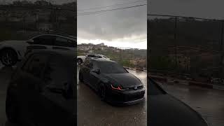 vw golf 7 GTI TCR acceleration crackles sound crackles #automobile #automotiv #golf #driftsport#fast