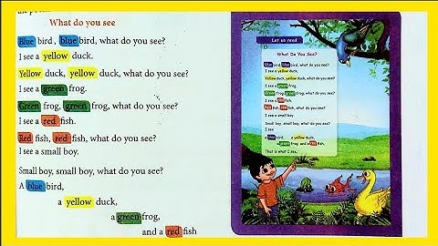 What do you see?  Song/ Ennum Ezhuthum/Unit-6