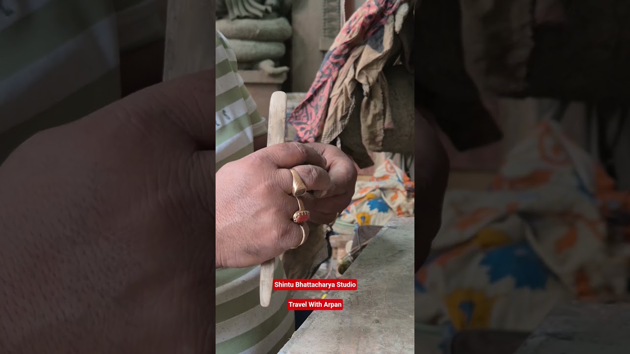 Shintu Bhattacharya Studio | Kumartuli Durga Pratima 2025 | Durga Idol Making | Durga Puja 2025