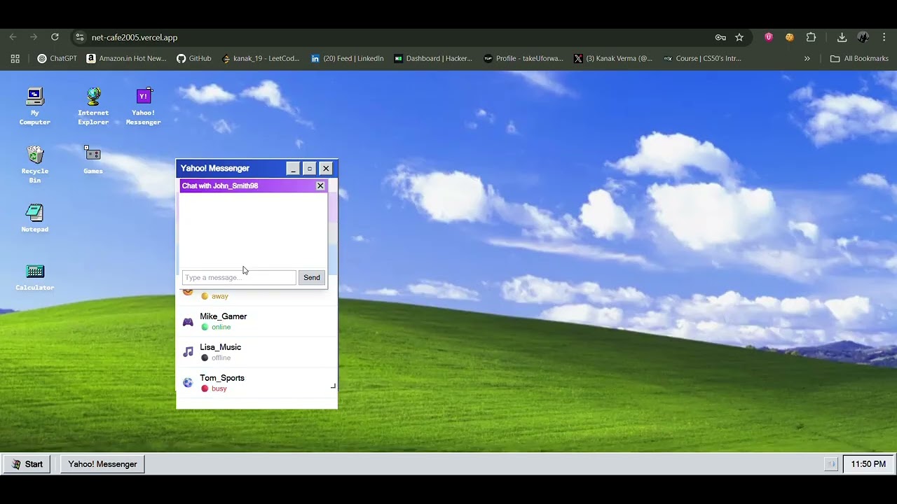 NetCafe 1998 — A Retro Windows Internet Café Experience - YouTube