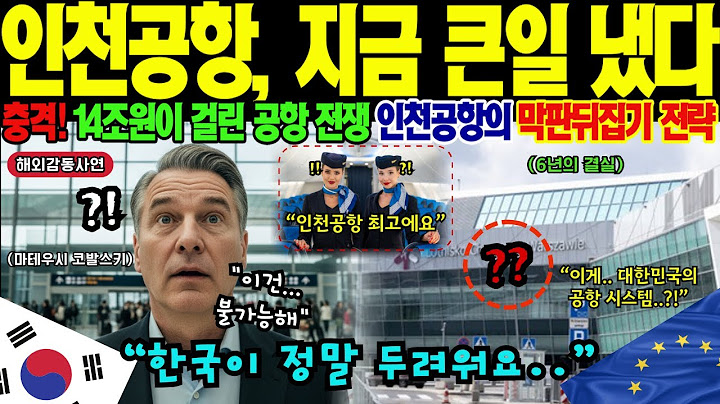 [해외감동사연] "대통령님, 왜 울고 계세요?" 유럽을 뚫은 인천공항이 보여준 기적 I 직접 전수한 한국 공항에 한국화 돼버린 폴란드! 전통강국 독일, 프랑스 무릎꿇은 충격 사건