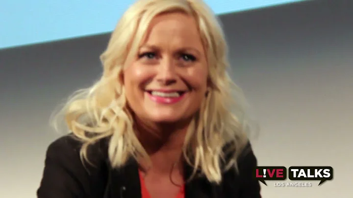 Amy Poehler in conversation with Jane Lynch at Liv...
