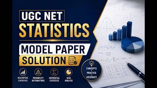 UGC NET Statistics Model Paper Solution | Smart Approach & Strategy #UGCNET #Statistics