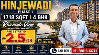 1718 Sqft Luxury 4 BHK in Hinjewadi Phase 1 | Price Starts @ ₹2.5 Cr | Riverside Homes | Po Dec 2030