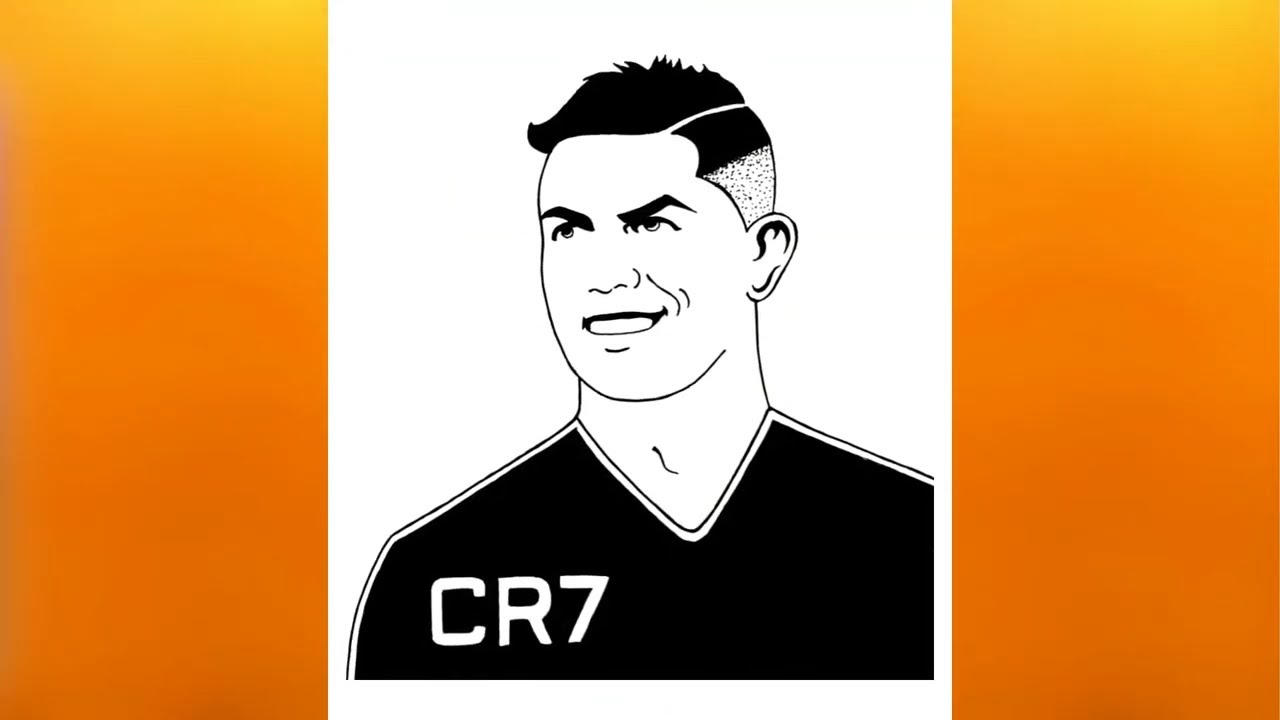how to draw Cristiano Ronaldo drawing | Cristiano Ronaldo drawing easy