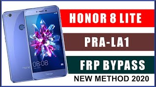 Honor 8 Lite FRP Bypass Android 8.0 | PRA-LA1 FRP Bypass 2020