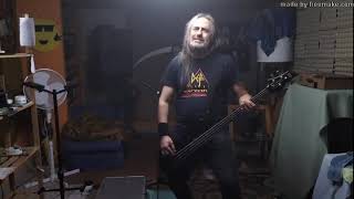 Gates of hell, JUDAS PRIEST (invincible shield 2024) bass cover por Julio Blackening.