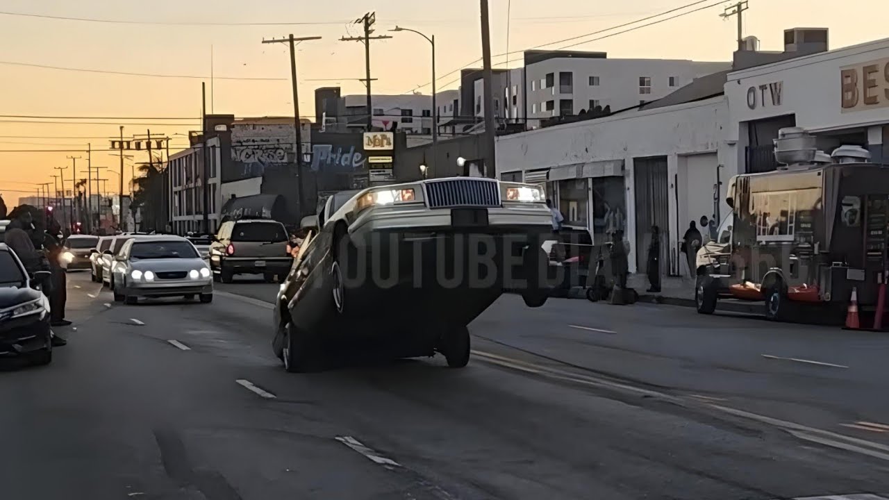 Lowriders out for sunday funday and was packed everywhere (pt.2)