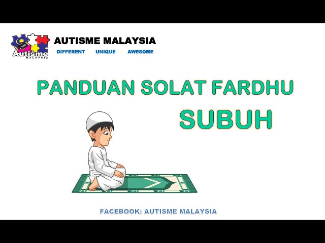 Panduan Solat Fardhu Subuh | Autisme Malaysia class=