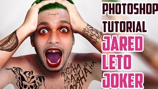 Jared Leto Joker Poster Photoshop Manipulation screenshot 5