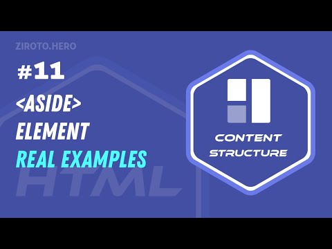 Master HTML in Darija Arabic #11 Aside Element (aside) Real Examples