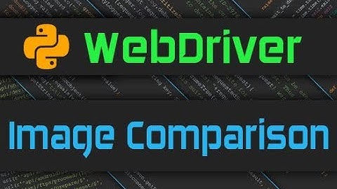 Image Comparison in Selenium WebDriver