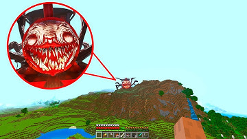 I Found NEW Choo Choo Charles in Minecraft PE!