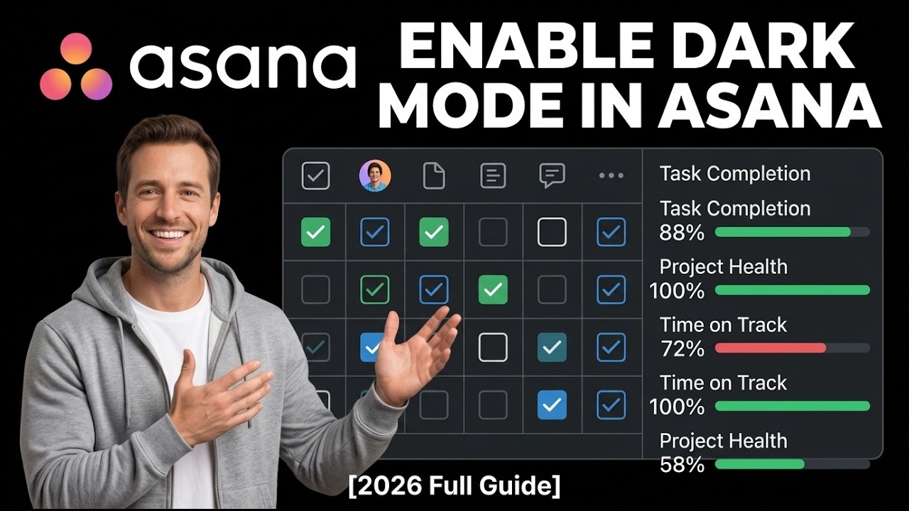 How To Enable Dark Mode In Asana [2026 Full Guide] - YouTube