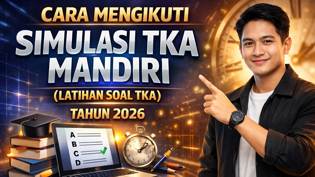 CARA MENGIKUTI SIMULASI TKA MANDIRI (LATIHAN SOAL TKA) 2026.