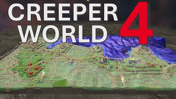An early cursor+auto build map - Creeper World 4