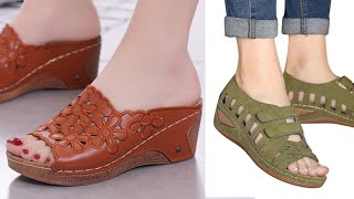 SLEEPERS SANDAL FOR WOMENS NEW LATEST CASUAL SHOES FORMAL SANDALS COLLECTION SANDALS DESIGN