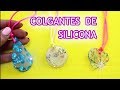 COLGANTES DE SILICONA FÁCILES | Manualidades para niños