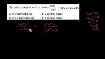 terminating decimal expansion mcq