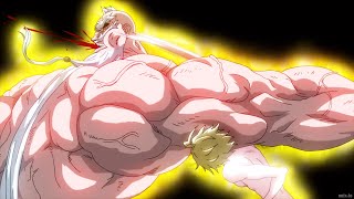 終末のワルキューレII後編|Zeus monster crushes its own body to transform into Super skinny punching Adam blind