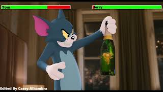 Tom and Jerry (2021) Hotel Room Battle with healthbars