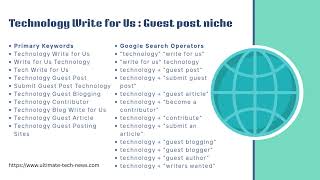 Write for Us Technology | Submit Guest Posts to Technology Blogs | Tech Guest Posting Write for Us Technology | Submit Guest Posts to Technology Blogs | Tech Guest Posting