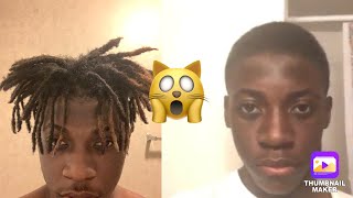 I CUT MY DREADS OFF - (dread video)