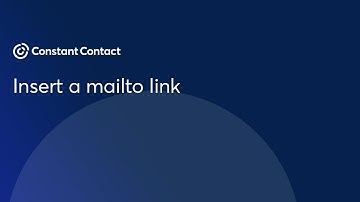 Insert a mailto link | Constant Contact