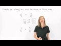 Multiplying fractions  mathhelpcom