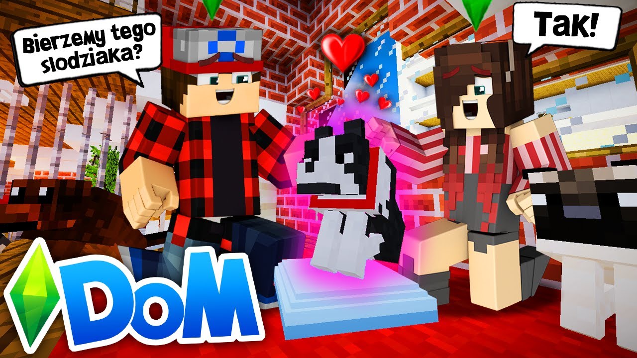 MINECRAFT DOM #10 MAMY PIESKA w Minecraft! | SIMSCRAFT