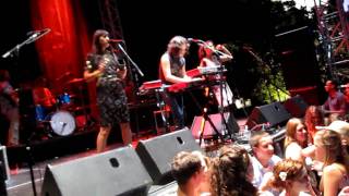 Phenomenal Handclap Band performing 15 To 20 at Cleveland Museum of Arts Summer Solstice Party