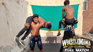 WWE - Roman Reigns vs Brock Lesnar vs John Cena vs The Rock | WrestleMania 40 Full Match