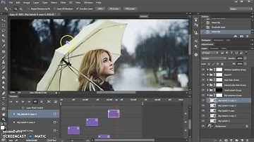 Animated Rain Photoshop Action